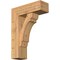 Ekena Millwork Olympic Block Smooth Bracket w/ Offset Brace, Western Red Cedar, 7 1/2"W x 22"D x 30"H BKT0806X22X30OLY05SWR - alternate 1